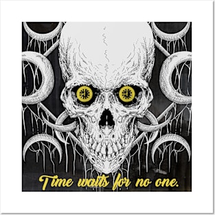 Time waits for no one Nr.3 yellow Posters and Art